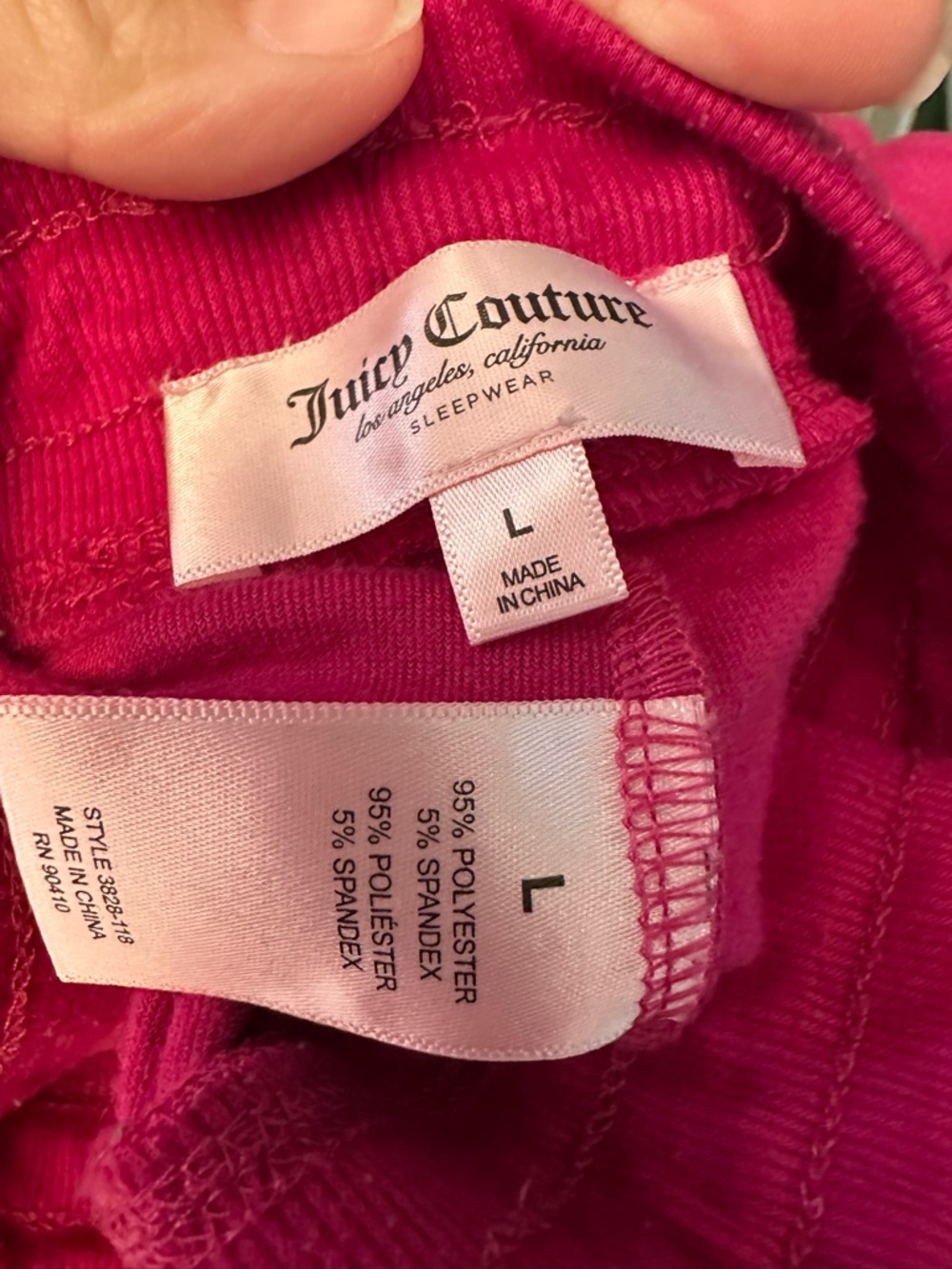 Juicy Couture Hot Pink Cargo Track Pants - Picture 5 of 5